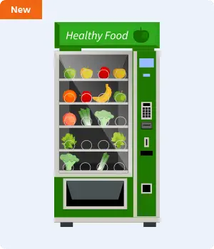 Vending machine healthy